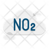 icons of nitrogen dioxide no
