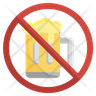 alcohol prohibition icon svg
