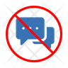 free no comment icons