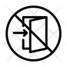 stop exit icon png