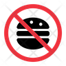 prohibited food symbol