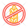 icons for no gluten