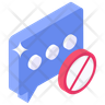 no fee icon