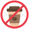 plastic cup forbidden icon png