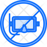 icon for no diving