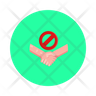 icon for no handshake