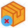 no shipping emoji