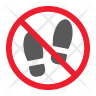 no shoes symbol
