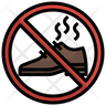 icons for no shoes smell