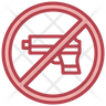 no weapons icon svg