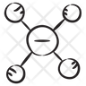 connected nodes logo