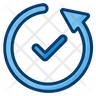 looping arrow icon