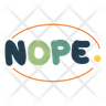 nope icon svg