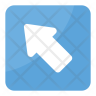 north west arrow icons free