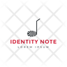 note tagline icon png