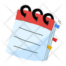 notepad icon svg