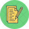 icons for taking notes