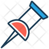 notes pin icons