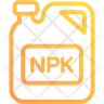 free npk fertilizer icons