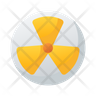 icon for nuclear hazards