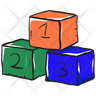 icon for number blocks