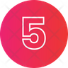 five number icon