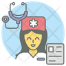 icons of medical attendant