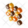 nuts seeds icon svg