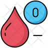 icons for o negative blood