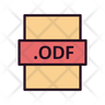 icon for odf file