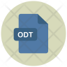 icons of odt file
