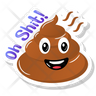 oh shit poop logo