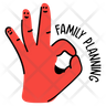 icon hand symbol