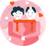 free old couple icons