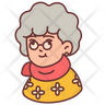 old woman icons