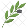 olive leaf icons