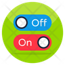 icons of on off buttons