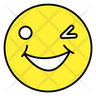 one eye close emoji icon download