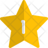 one star review symbol