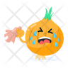 crying onion icons free