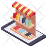 icons for book shopping