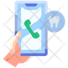 online dental care service icons free