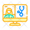 doctor communication icon svg