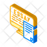 online essay writing icons free