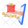 free online gift delivery icons