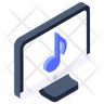 online music icon png