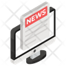 icon for online newspaper