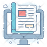 online newspaper icon png