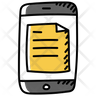 mobile notes symbol