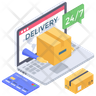 free delivery pacel icons
